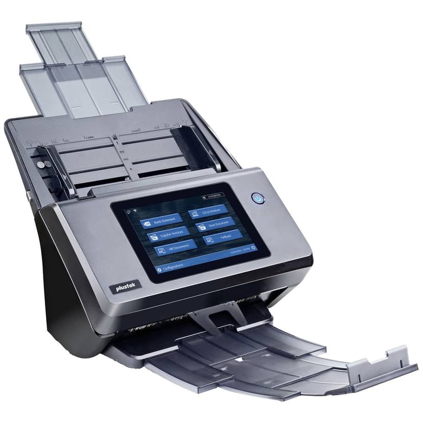 eScan A450 Pro with ADF fully extended, left angle